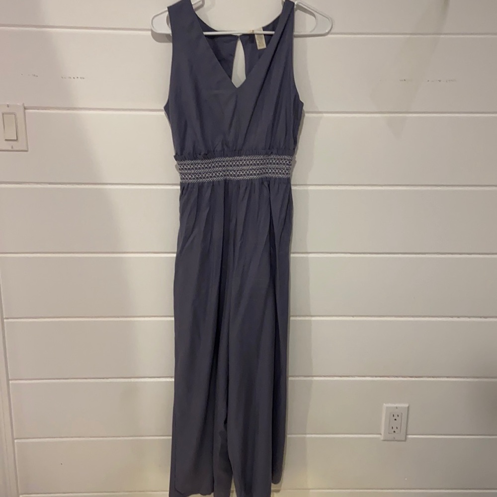 Blue/Grey Jumpsuit